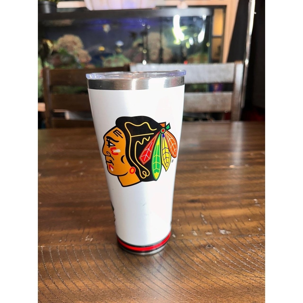Tervis Tumbler White Stainless Steel Chicago Blackhawks Arctic Sports